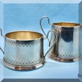 S29. Sterling silver cream and sugar set. 